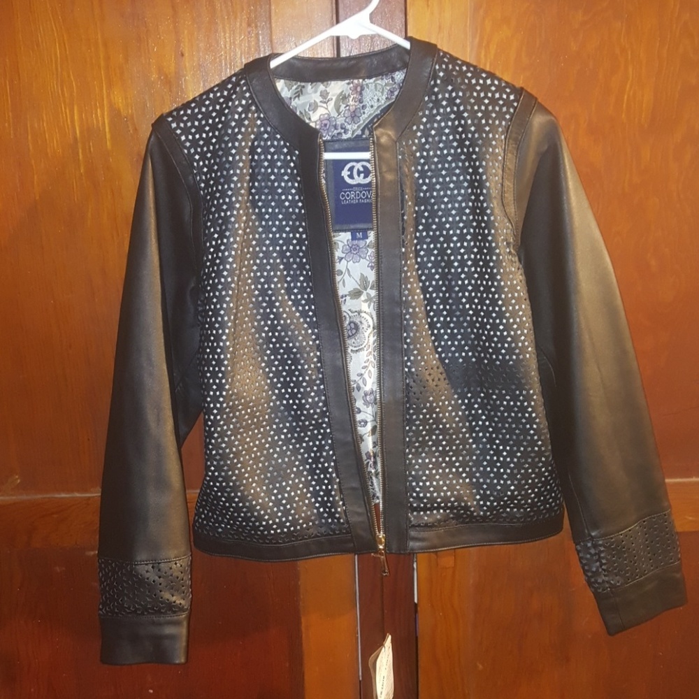 Erick Cordova leather jacket